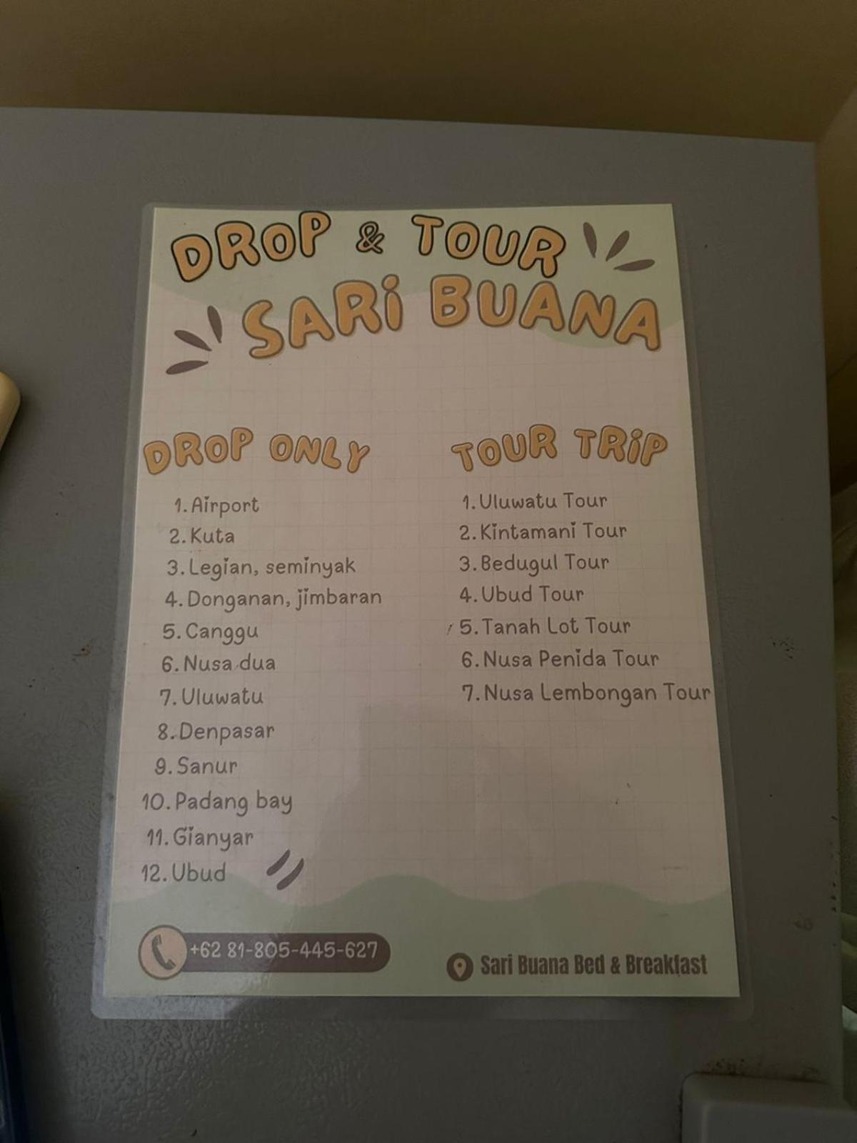 Sari Buana Bed & Breakfast Kuta Lombok Exteriér fotografie